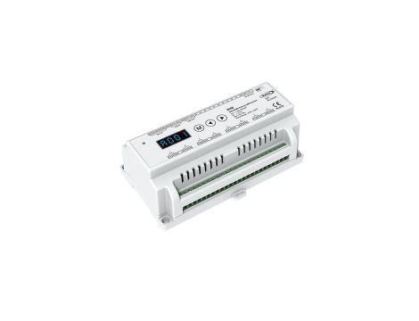 Włącznik oświetlenia 230VAC (DALI/DMX512) Skydance - 8 kanałowy 3680W - DIN OLED - DH8