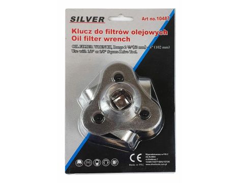 KLUCZ FILTRA OLEJU PAZURKOWY 65-102mm / SILVER