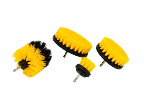 AWTOOLS SZCZOTKI DO CZYSZCZENIA NA WKRĘTARKĘ 4 SZTUKI