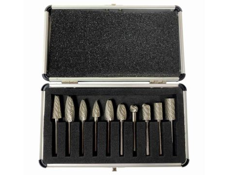 FREZY TRZPIENIOWE DO METALU 10szt. /SILVER