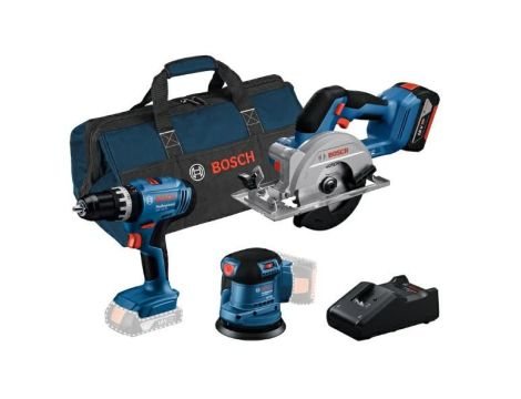 BOSCH ZESTAW COMBO 18V (GSR 18V-45 + GWS 18V-8 + GBH 18V-22) 3x4,0Ah TORBA 0615A5007L