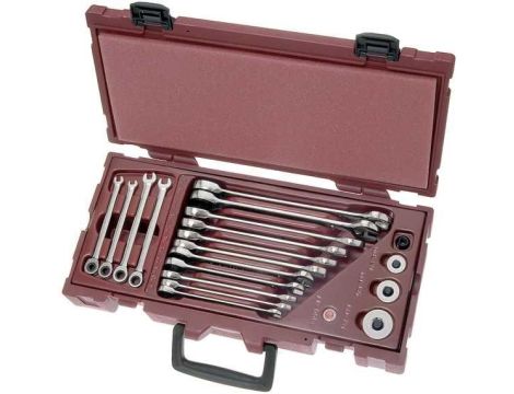 ZESTAW KLUCZY PŁASKO-ZAPADKOWYCH COMPLETO (19)