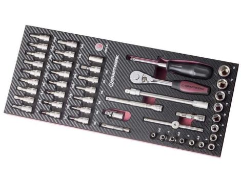 WKŁADKA EVA3 Z NASADKAMI 1/4" (41)