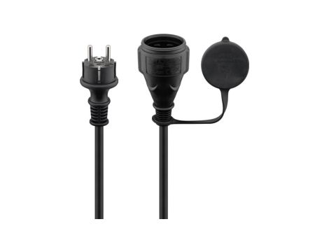 Kabel sieciowy zewnętrzny 5 m, czarny - Długość kabla 5 m