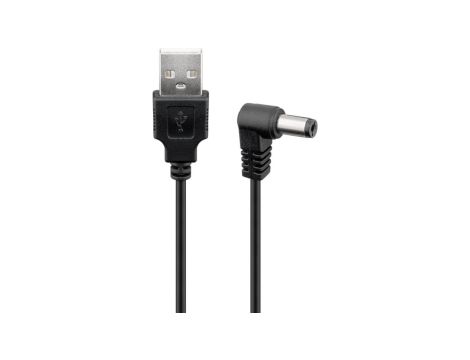 Kabel USB–DC 5,5 x 2,5 mm - Długość kabla 1 m