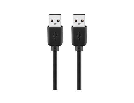 Kabel USB 2.0 Hi-Speed 3 m, czarny - Długość kabla 3 m