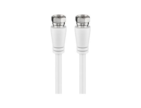 Kabel antenowy SAT (klasa A+, 95 dB), 3x ekranowany - Długość kabla 2 m