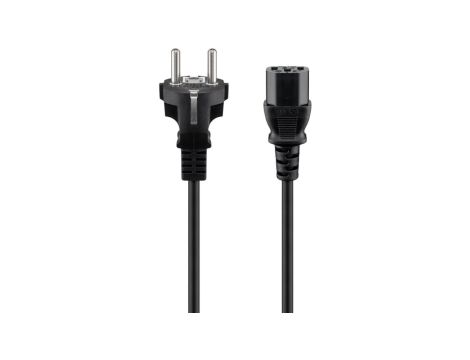 Kabel przyłączeniowy do urządzeń chłodniczych, 2 m, czarny - Długość kabla 2 m