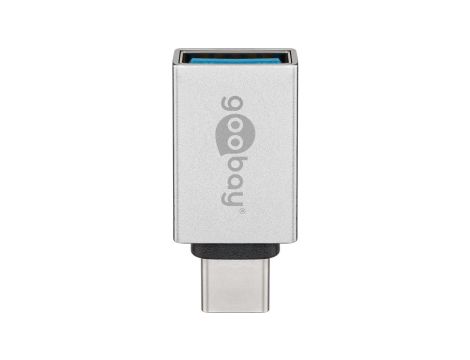 USB-C™/ USB A OTG SuperSpeed ​​Adapter do podłączenia kabli ładowania 3.0 srebrny - Wersja kolorystyczna Srebrny