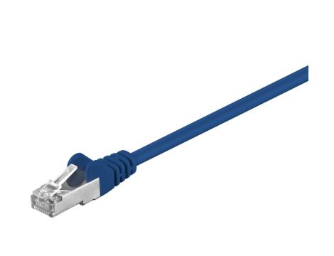 CAT 5e Kabel łączący, F/UTP, Niebieski - Długość kabla 2 m