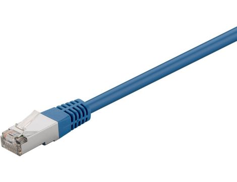 CAT 5e Kabel łączący, F/UTP, Niebieski - Długość kabla 2 m