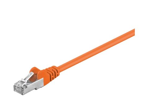 CAT 5e Kabel łączący, F/UTP, Pomarańczowy - Długość kabla 10 m