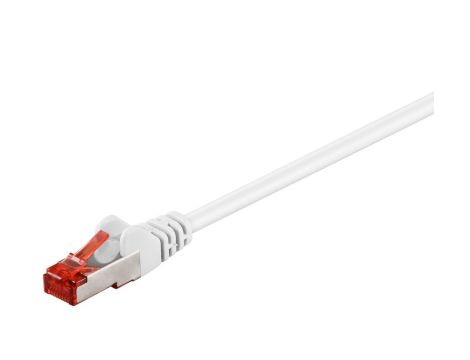 CAT 6 Kabel łączący, S/FTP (PiMF), biały - Długość kabla 1.5 m