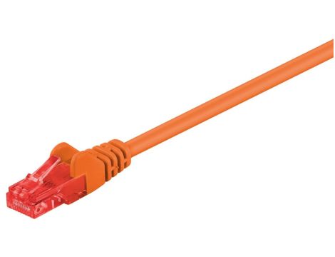 CAT 6Kabel łączący, U/UTP, Pomarańczowy - Długość kabla 2 m