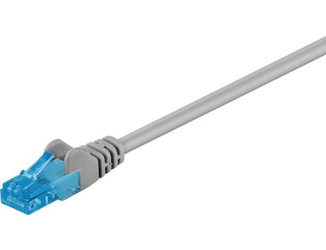 CAT 6AKabel łączący, U/UTP, Szary - Długość kabla 1.5 m
