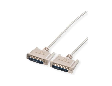Kabel ROLINE RS232 25pin. M/M, 1,8 m