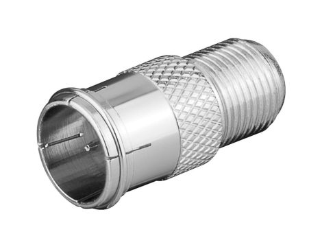 Adapter F: Wtyk F (szybki) Gniazdo F - Połączenie, materiał obudowy cynk