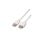 VALUE USB 2.0 kabel, type A-A, M/F, wit, 0,8 m