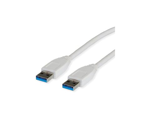 Kabel VALUE USB 3.2 Gen 1, typ A-A, biały, 3 m