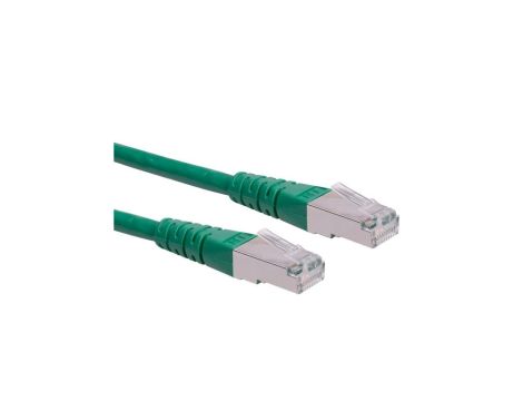 Kabel krosowy ROLINE Cat.6 (klasa E) S/FTP (PiMF), zielony, 0,5 m