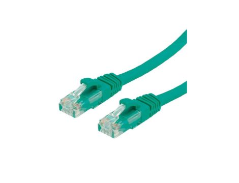 VALUE Kabel krosowy kat. 6A (klasa EA) UTP, zielony, 0,5 m