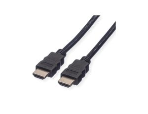 Kabel VALUE HDMI Ultra HD z Ethernetem, M/M, czarny, 1 m