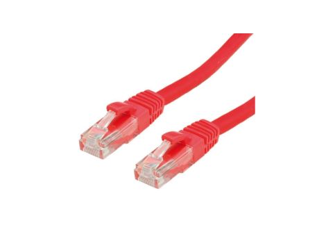 Kabel krosowy VALUE UTP Cat.6 (klasa E), LS0H, czerwony, 0,5 m