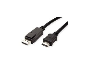 VALUE Kabel DisplayPort DP - HDTV, M/M, czarny, 2 m