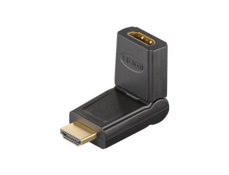 Adapter HDMI™ 180, pozłacany - Zużycie Jednostka 1 szt. w torebce plastikowej