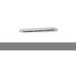VALUE Patch panel kat. 6A (klasa EA) 19, 24 P, ekranowany, szary