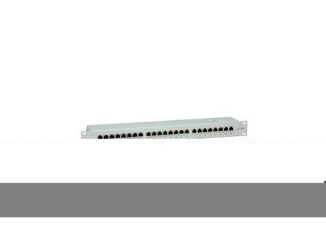 VALUE Patch panel kat. 6A (klasa EA) 19, 24 P, ekranowany, szary