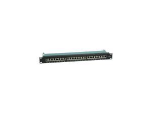 VALUE Patch panel kat. 6 (klasa E) 19, 24 P, ekranowany, czarny