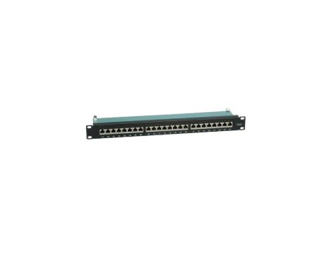 VALUE Patch panel kat. 6 (klasa E) 19, 24 P, ekranowany, czarny