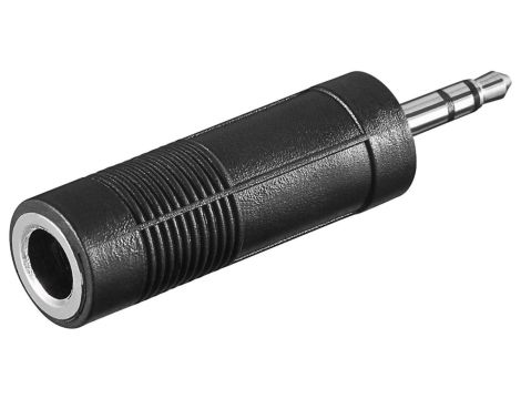 Adapter do słuchawek AUX, złącze jack 3,5 mm na 6,35 mm - Połączenie typu Wtyk jack 3,5 mm (3-pinowy, stereo)