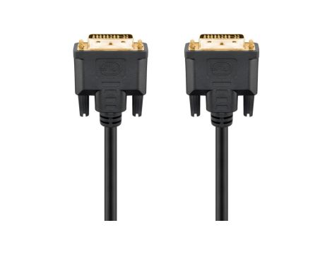 Kabel DVI-I Full HD Dual Link, pozłacany - Długość kabla 2 m