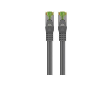Kabel krosowy CAT 8.1 z certyfikatem GHMT, S/FTP (PiMF), Szary - Długość kabla 0.5 m