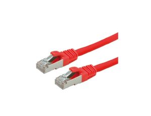 VALUE Patchkabel Cat.6 (Class E) S/FTP (PiMF), LS0H, czerwony, 1 m
