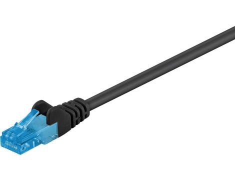 CAT 6AKabel łączący, U/UTP, czarny - Długość kabla 30 m