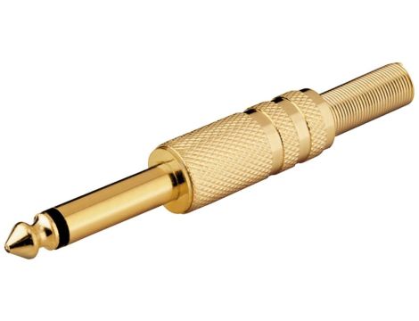 Wtyk jack 6,35 mm - mono