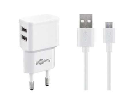 Zestaw do ładowania z dwoma Micro USB 2,4 A