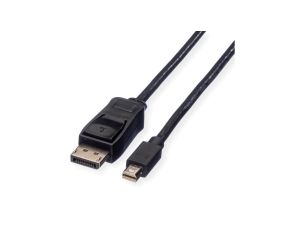 Kabel VALUE DisplayPort, DP M - Mini DP M, czarny, 5 m
