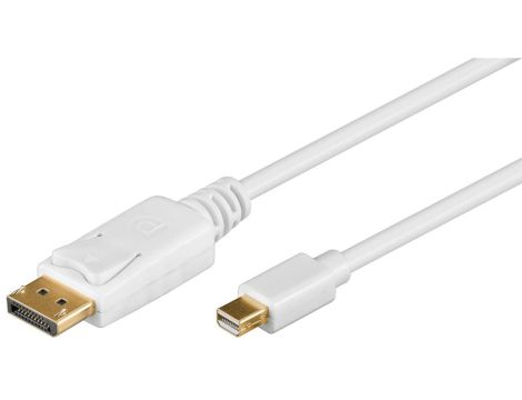 Kabel przejściowy mini DisplayPort 1.2, pozłacany - Długość kabla 1 m