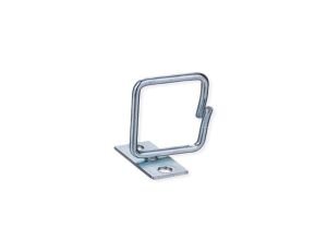 Ucho kablowe ROLINE, 40x40 mm, metalowe, boczne wejście kablowe