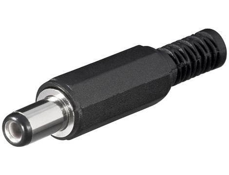 Wtyk DC z zabezpieczeniem przed zginaniem