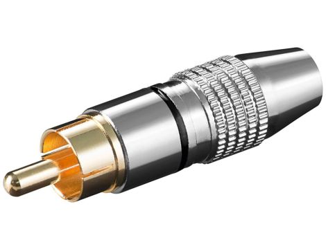 Wtyk chinch - Wersja kolorystyczna Czarny