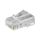Wtyk Western RJ45 do kabla płaskiego, 8-pinowy - Połączenie typu Wtyk RJ45 (8P8C)
