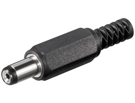 Wtyk DC z zabezpieczeniem przed zginaniem