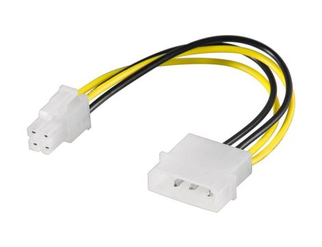 Kabel/Adapter zasilający do komputera, wtyk 5,25 na ATX12 P4, 4-pinowy - Długość kabla 0.16 m