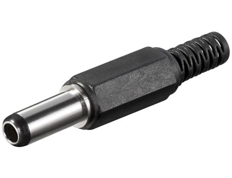 Wtyk DC z zabezpieczeniem przed zginaniem