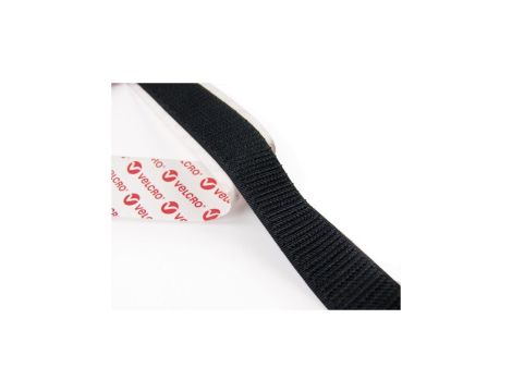 Samoprzylepny rzep VELCRO 20 mm x 5 m czarny